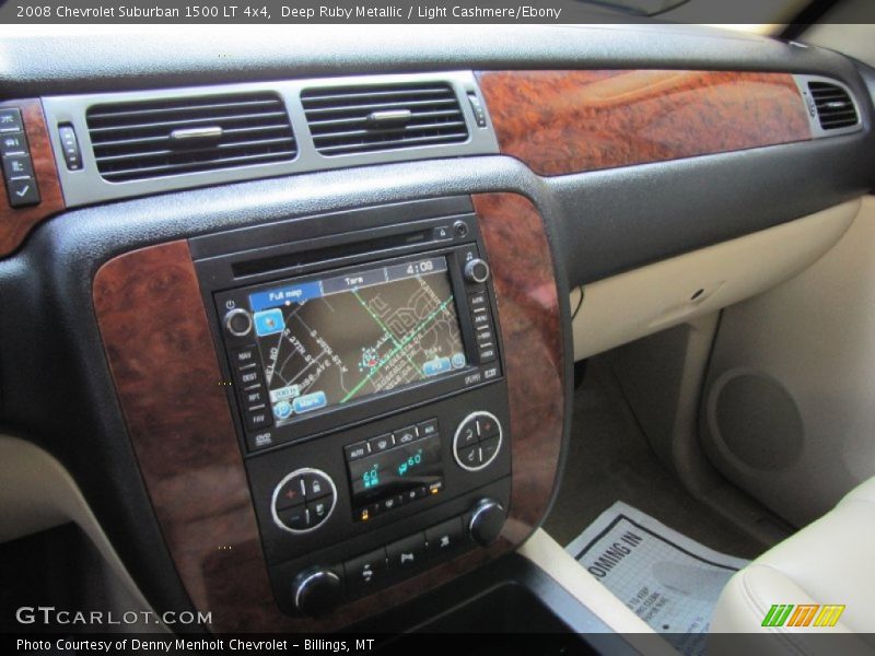 Deep Ruby Metallic / Light Cashmere/Ebony 2008 Chevrolet Suburban 1500 LT 4x4