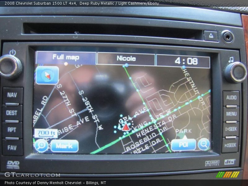 Deep Ruby Metallic / Light Cashmere/Ebony 2008 Chevrolet Suburban 1500 LT 4x4