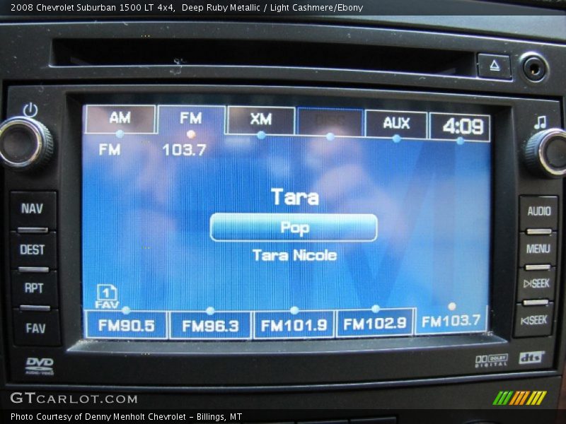 Deep Ruby Metallic / Light Cashmere/Ebony 2008 Chevrolet Suburban 1500 LT 4x4