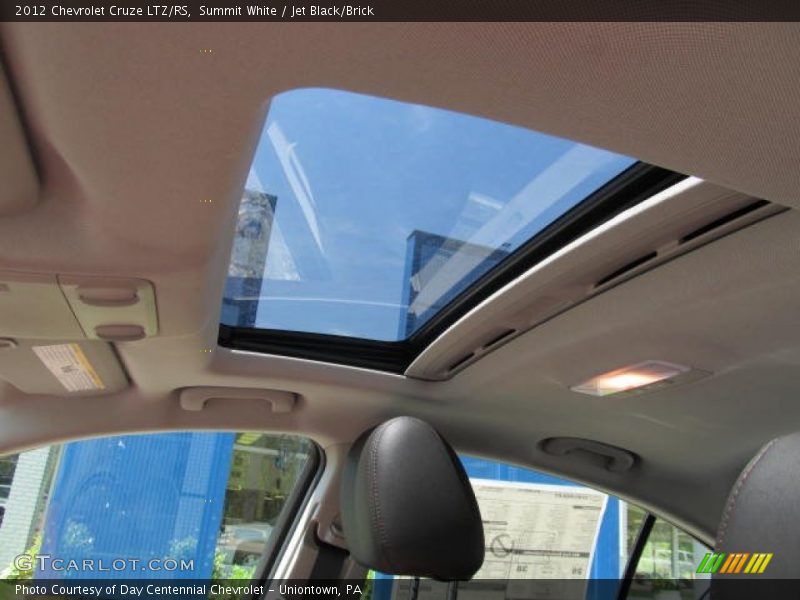 Summit White / Jet Black/Brick 2012 Chevrolet Cruze LTZ/RS