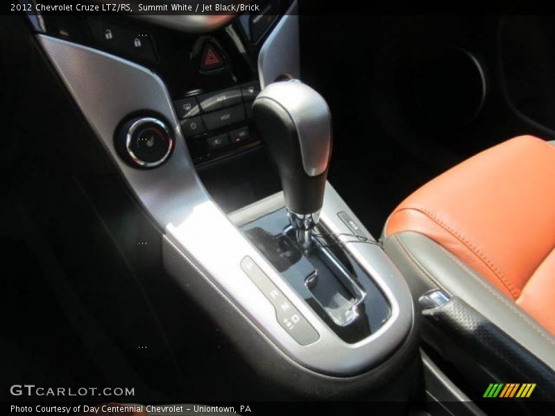 Summit White / Jet Black/Brick 2012 Chevrolet Cruze LTZ/RS
