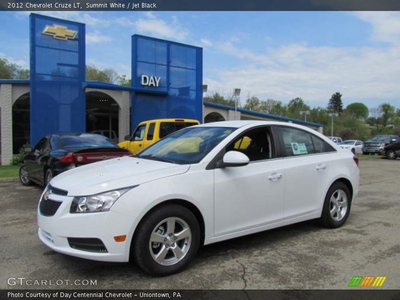 Summit White / Jet Black 2012 Chevrolet Cruze LT