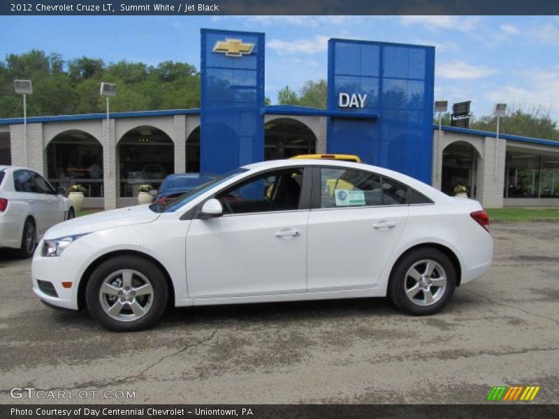 Summit White / Jet Black 2012 Chevrolet Cruze LT