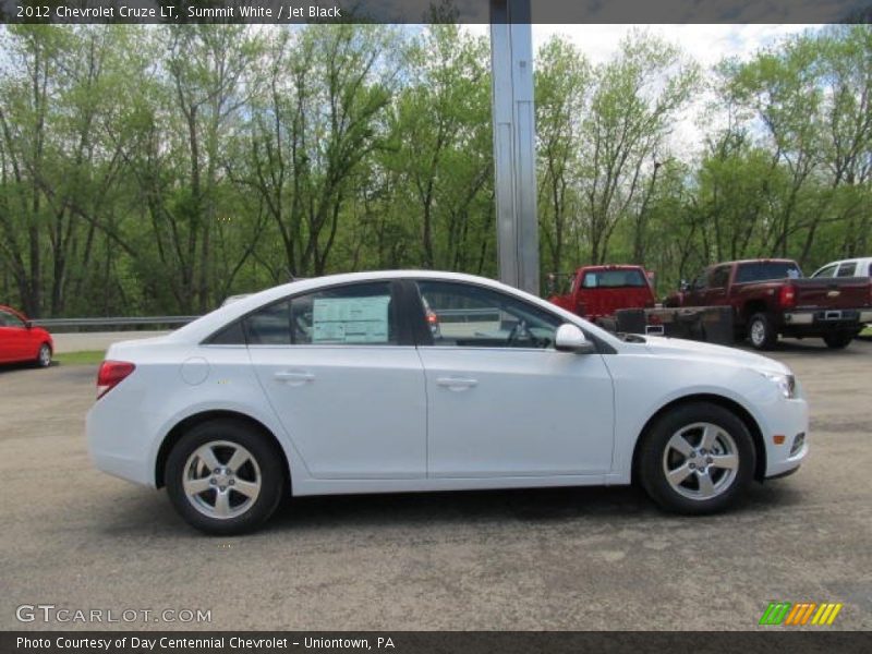 Summit White / Jet Black 2012 Chevrolet Cruze LT