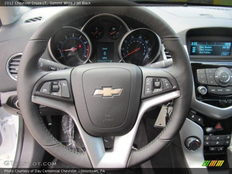 Summit White / Jet Black 2012 Chevrolet Cruze LT