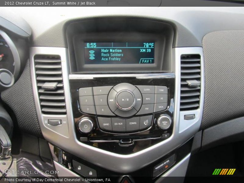 Summit White / Jet Black 2012 Chevrolet Cruze LT