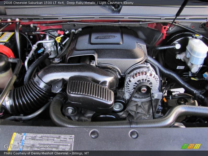 Deep Ruby Metallic / Light Cashmere/Ebony 2008 Chevrolet Suburban 1500 LT 4x4