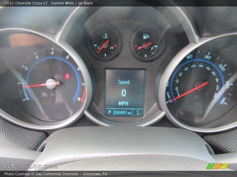 Summit White / Jet Black 2012 Chevrolet Cruze LT