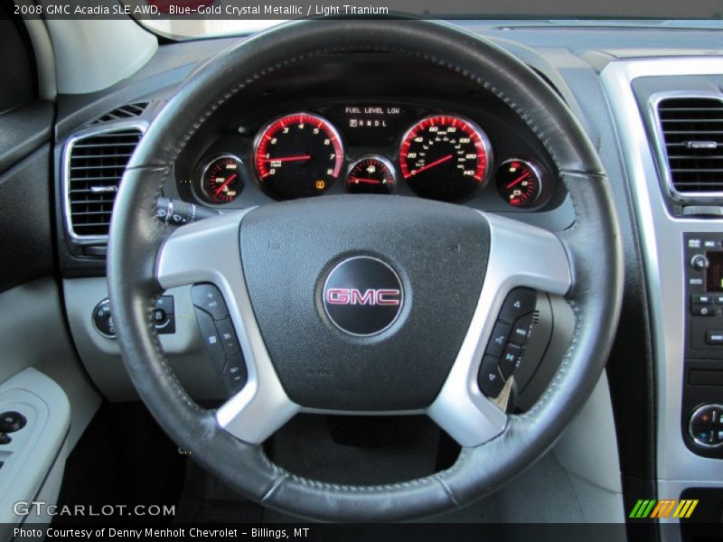 Blue-Gold Crystal Metallic / Light Titanium 2008 GMC Acadia SLE AWD