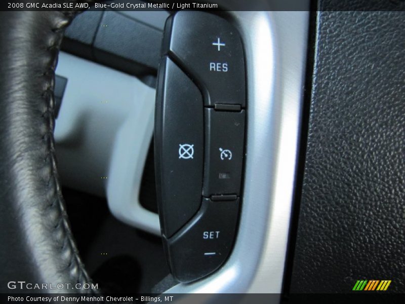Blue-Gold Crystal Metallic / Light Titanium 2008 GMC Acadia SLE AWD