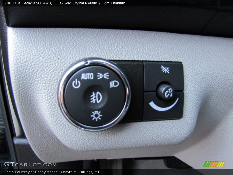 Blue-Gold Crystal Metallic / Light Titanium 2008 GMC Acadia SLE AWD