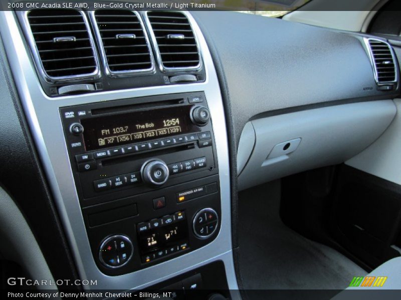Blue-Gold Crystal Metallic / Light Titanium 2008 GMC Acadia SLE AWD