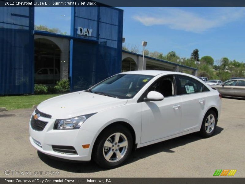 Summit White / Jet Black 2012 Chevrolet Cruze LT