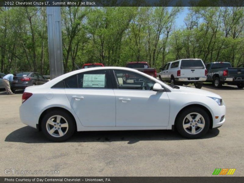 Summit White / Jet Black 2012 Chevrolet Cruze LT