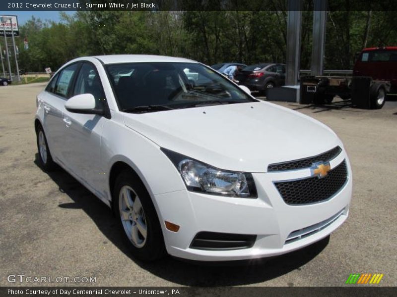 Summit White / Jet Black 2012 Chevrolet Cruze LT