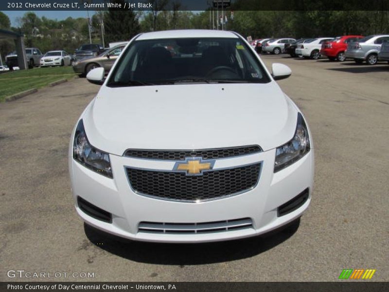 Summit White / Jet Black 2012 Chevrolet Cruze LT
