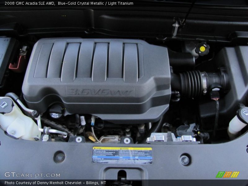Blue-Gold Crystal Metallic / Light Titanium 2008 GMC Acadia SLE AWD