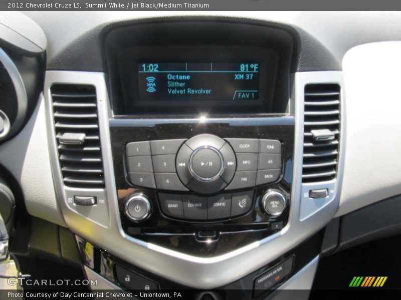 Summit White / Jet Black/Medium Titanium 2012 Chevrolet Cruze LS