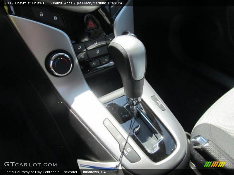 Summit White / Jet Black/Medium Titanium 2012 Chevrolet Cruze LS