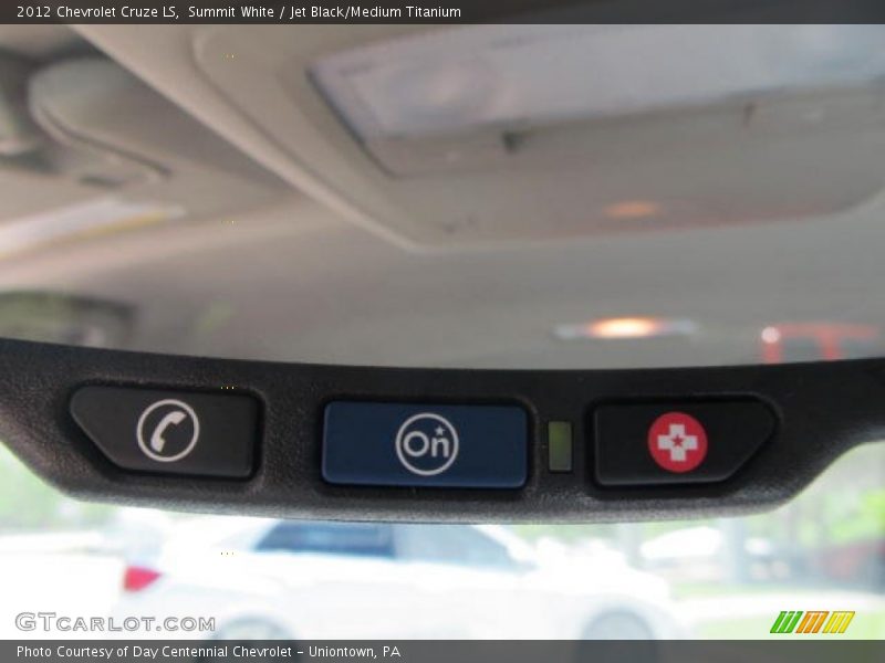 Summit White / Jet Black/Medium Titanium 2012 Chevrolet Cruze LS