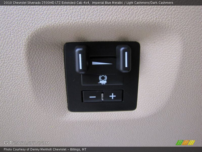 Imperial Blue Metallic / Light Cashmere/Dark Cashmere 2010 Chevrolet Silverado 2500HD LTZ Extended Cab 4x4