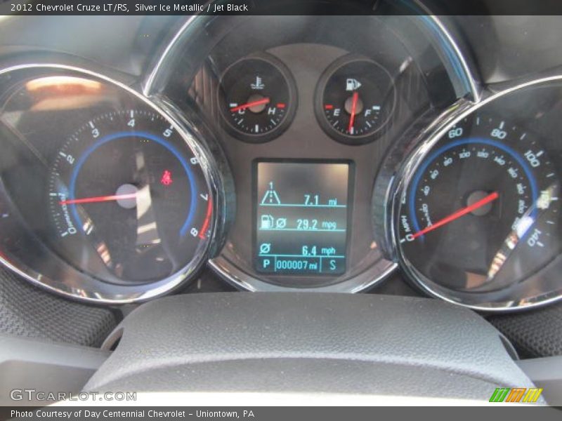 Silver Ice Metallic / Jet Black 2012 Chevrolet Cruze LT/RS