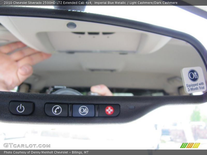 Imperial Blue Metallic / Light Cashmere/Dark Cashmere 2010 Chevrolet Silverado 2500HD LTZ Extended Cab 4x4