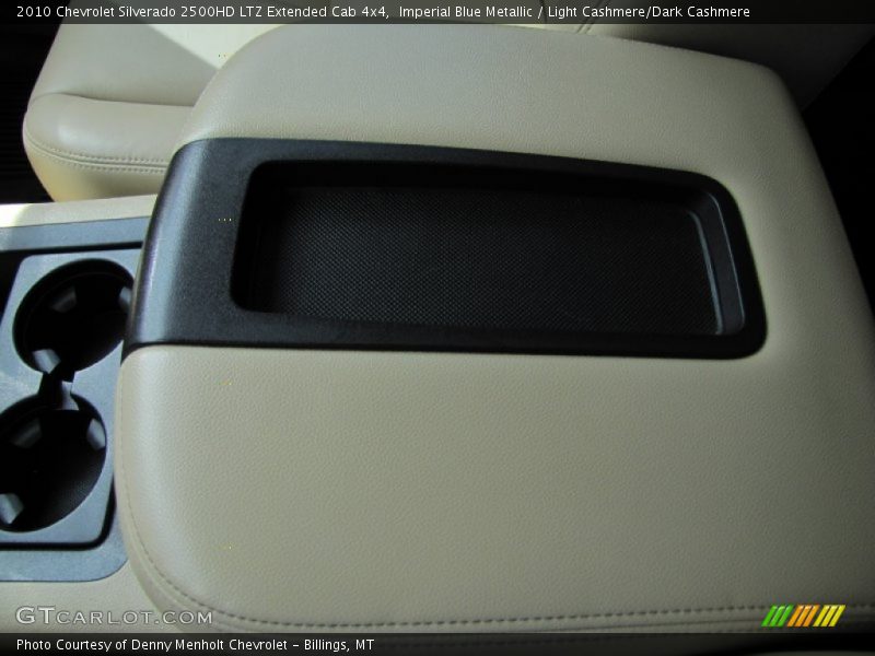 Imperial Blue Metallic / Light Cashmere/Dark Cashmere 2010 Chevrolet Silverado 2500HD LTZ Extended Cab 4x4