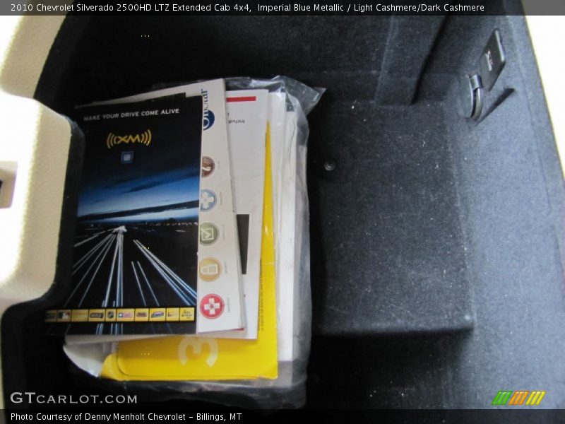Imperial Blue Metallic / Light Cashmere/Dark Cashmere 2010 Chevrolet Silverado 2500HD LTZ Extended Cab 4x4