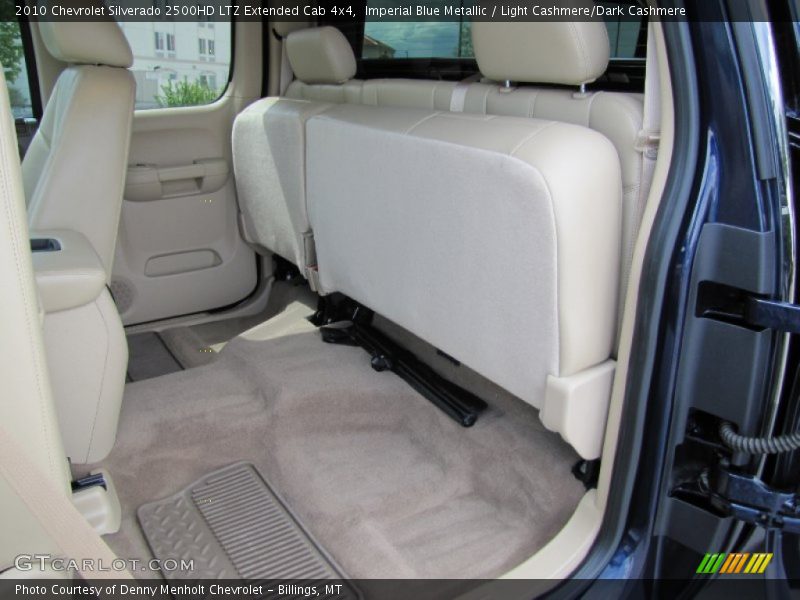Imperial Blue Metallic / Light Cashmere/Dark Cashmere 2010 Chevrolet Silverado 2500HD LTZ Extended Cab 4x4