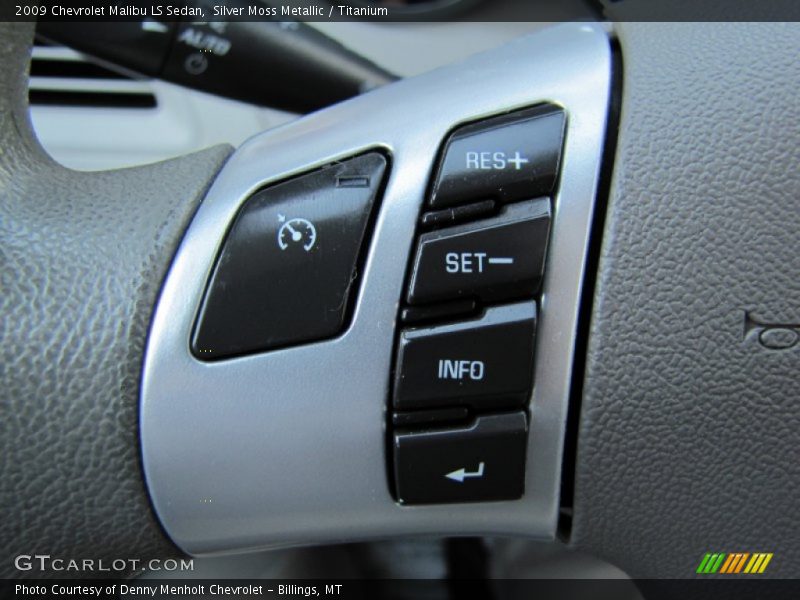Silver Moss Metallic / Titanium 2009 Chevrolet Malibu LS Sedan