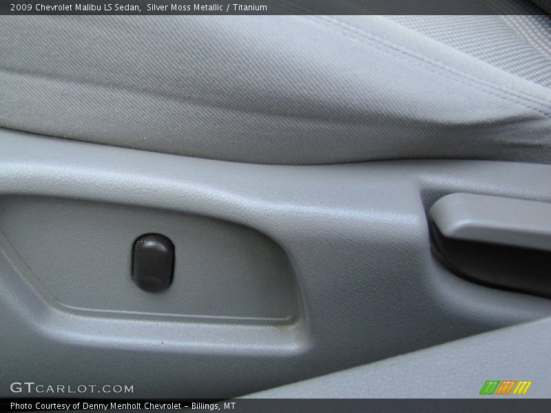 Silver Moss Metallic / Titanium 2009 Chevrolet Malibu LS Sedan