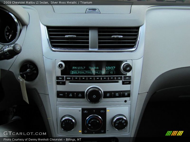Silver Moss Metallic / Titanium 2009 Chevrolet Malibu LS Sedan