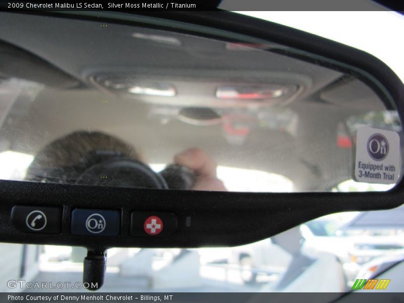 Silver Moss Metallic / Titanium 2009 Chevrolet Malibu LS Sedan
