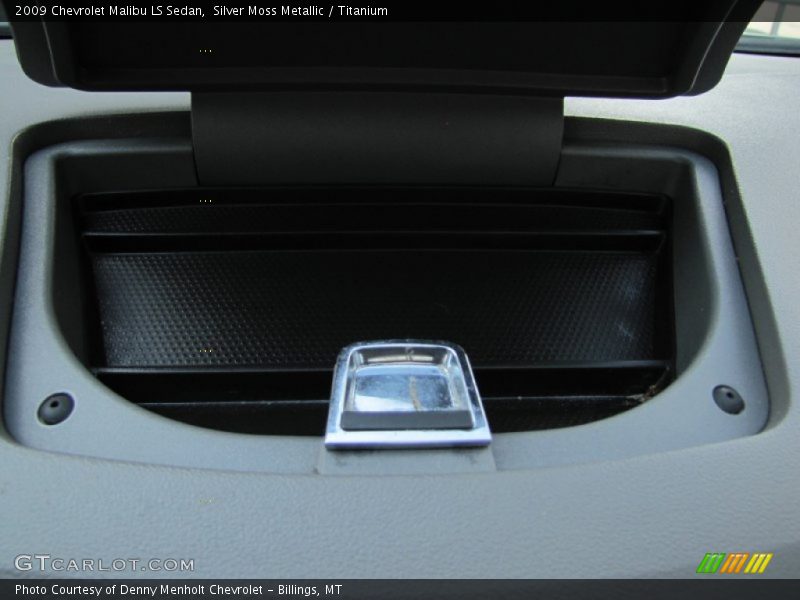 Silver Moss Metallic / Titanium 2009 Chevrolet Malibu LS Sedan
