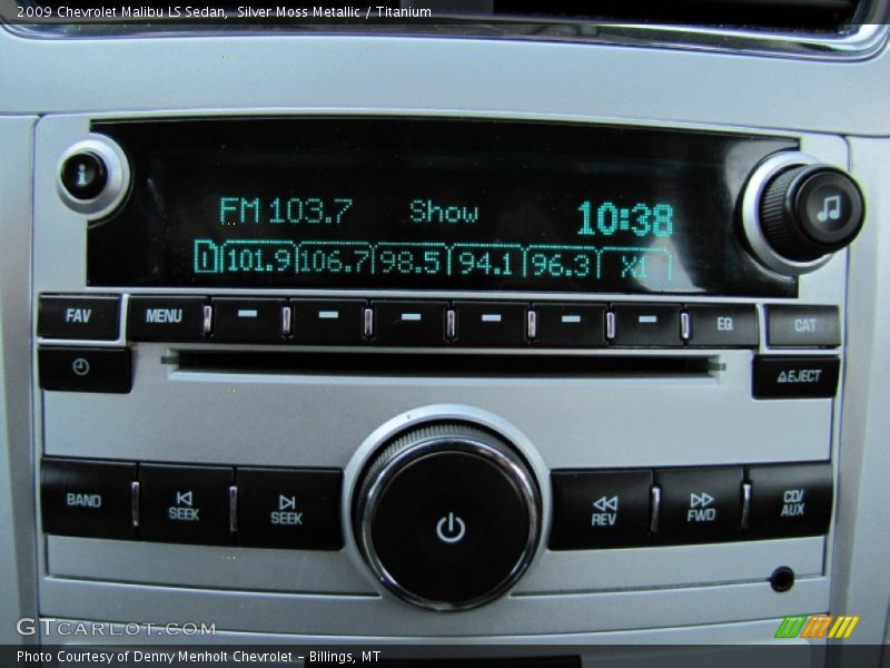 Silver Moss Metallic / Titanium 2009 Chevrolet Malibu LS Sedan