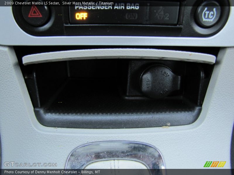 Silver Moss Metallic / Titanium 2009 Chevrolet Malibu LS Sedan