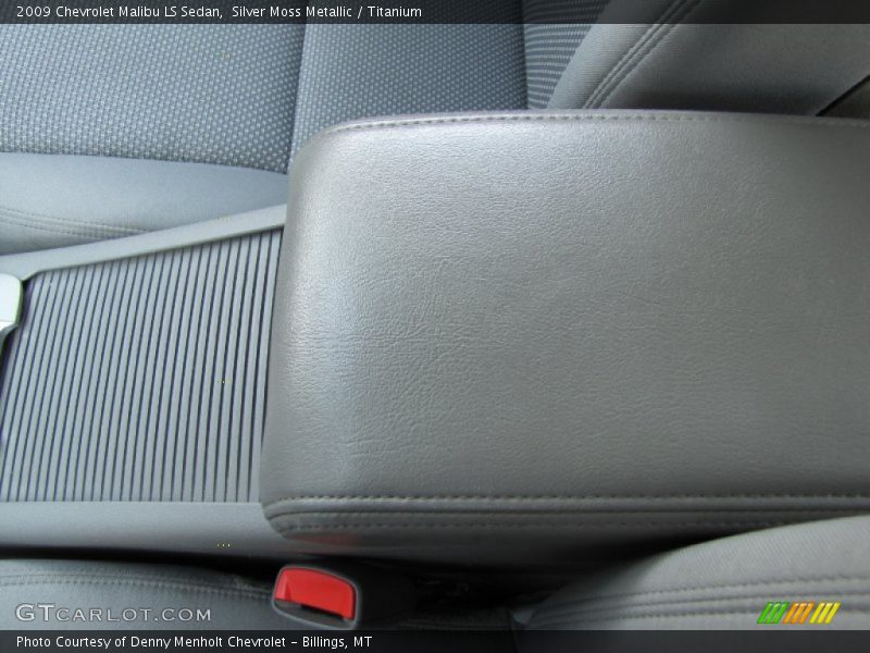 Silver Moss Metallic / Titanium 2009 Chevrolet Malibu LS Sedan