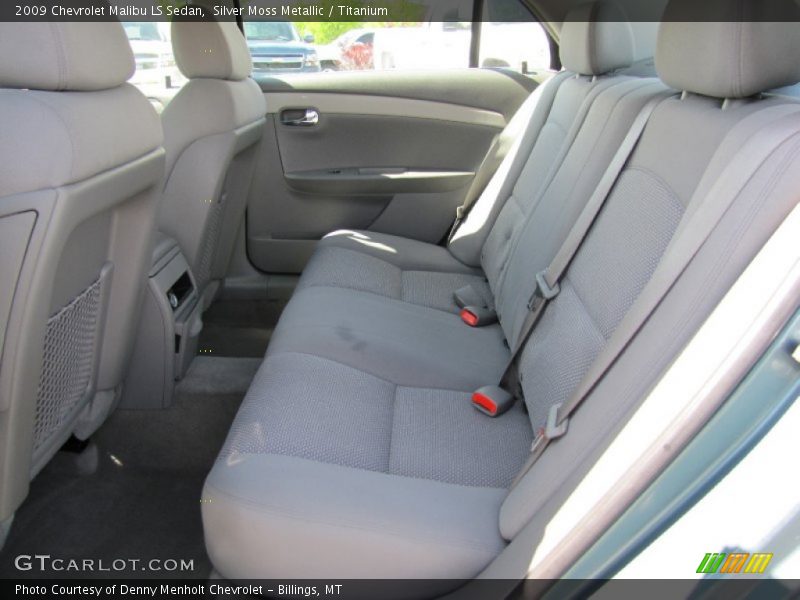 Silver Moss Metallic / Titanium 2009 Chevrolet Malibu LS Sedan
