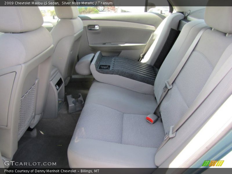 Silver Moss Metallic / Titanium 2009 Chevrolet Malibu LS Sedan