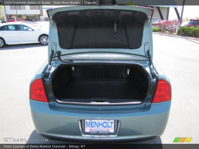 Silver Moss Metallic / Titanium 2009 Chevrolet Malibu LS Sedan