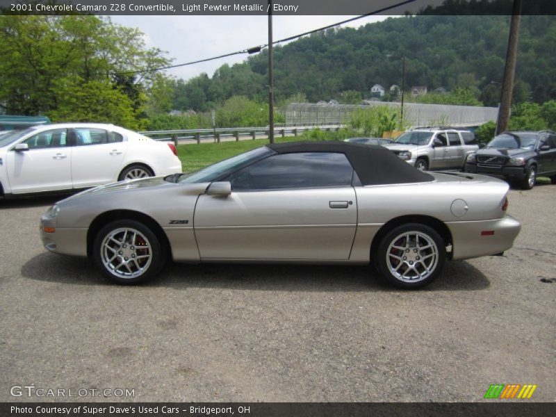 Light Pewter Metallic / Ebony 2001 Chevrolet Camaro Z28 Convertible
