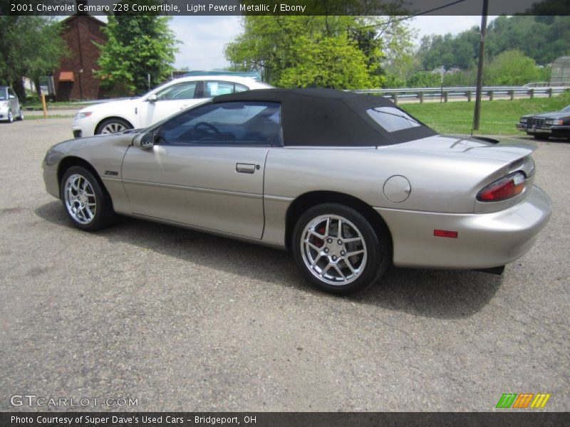 Light Pewter Metallic / Ebony 2001 Chevrolet Camaro Z28 Convertible