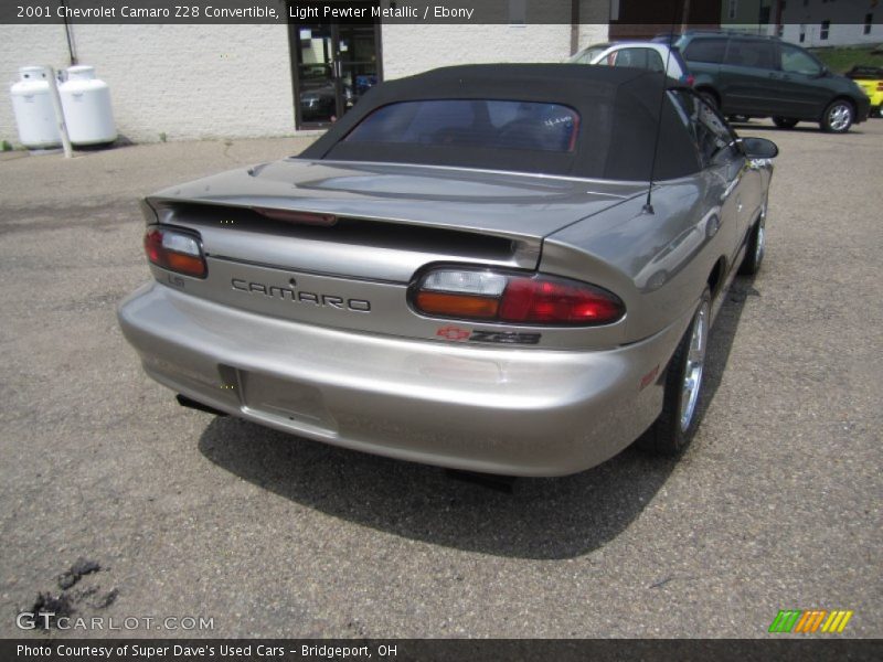 Light Pewter Metallic / Ebony 2001 Chevrolet Camaro Z28 Convertible