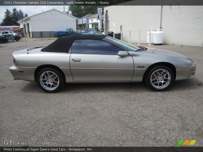 Light Pewter Metallic / Ebony 2001 Chevrolet Camaro Z28 Convertible