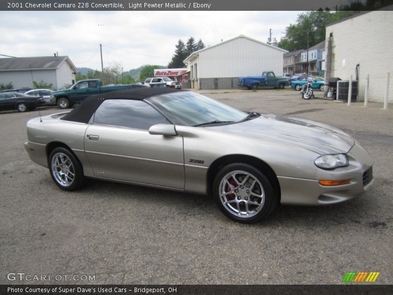 Light Pewter Metallic / Ebony 2001 Chevrolet Camaro Z28 Convertible