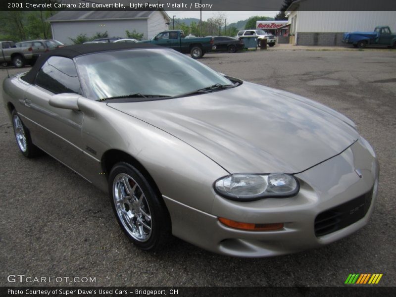 Front 3/4 View of 2001 Camaro Z28 Convertible