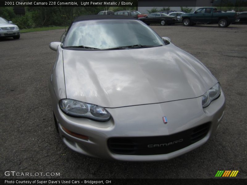 Light Pewter Metallic / Ebony 2001 Chevrolet Camaro Z28 Convertible