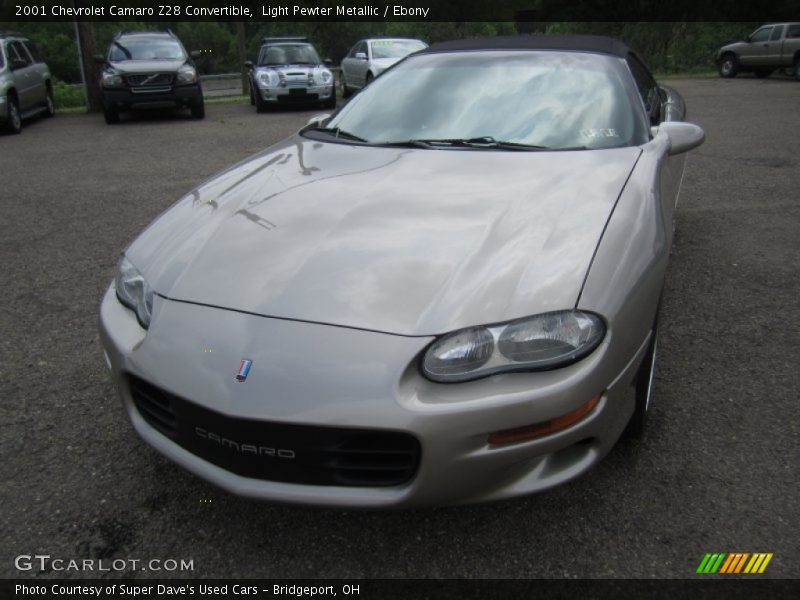 Light Pewter Metallic / Ebony 2001 Chevrolet Camaro Z28 Convertible