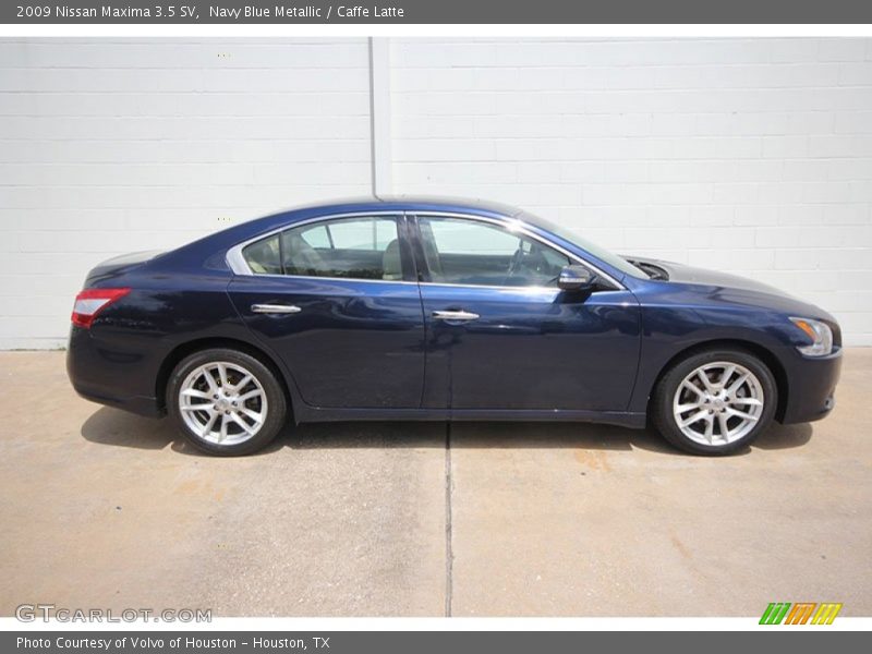 Navy Blue Metallic / Caffe Latte 2009 Nissan Maxima 3.5 SV